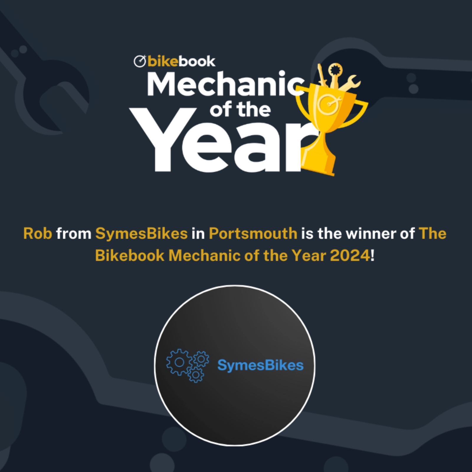 Closing Bikebook's Mechanic of the Year Award 2024