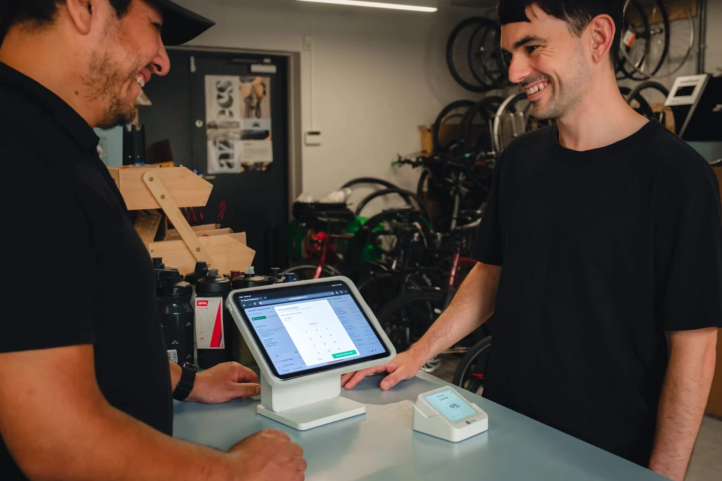 A shop floor till and point of sale