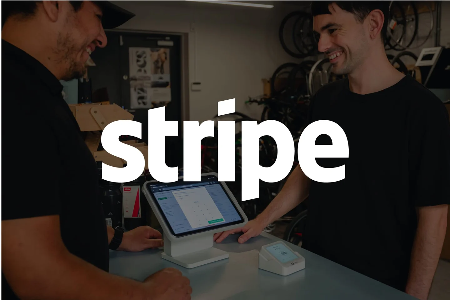 Workshop × Stripe on the counter